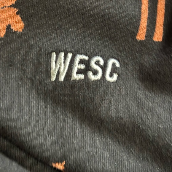 Wesc Black and Orange Palm Print Hoodie Size M - Picture 8 of 11